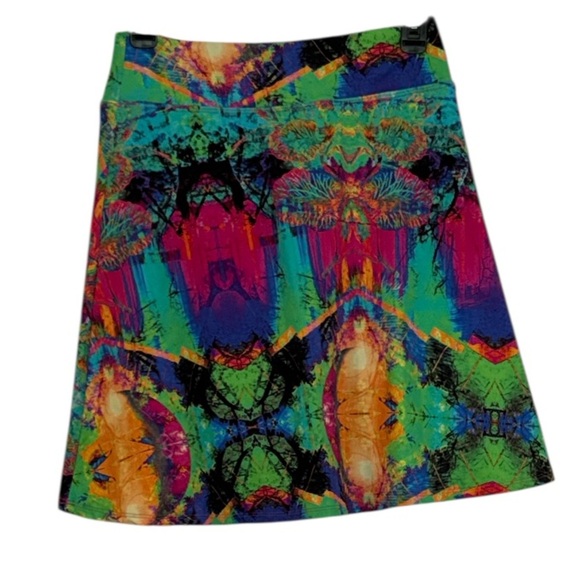 Donna Jo Ultimate A-Line Activeware Blue Multi Dri Fit Skort Size Medium - Picture 8 of 14